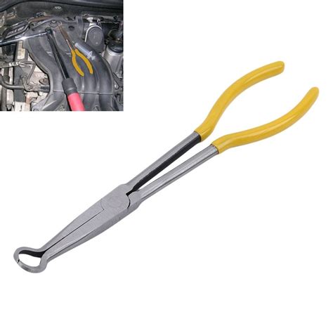 Car Spark Plug Wire Removal Pliers Long Jaws Nose Cylinder Cable Clamp ...