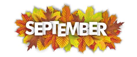 September Calendar Clipart