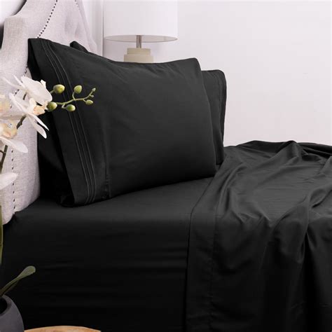 1800 Count Deep Pocket Microfiber 3 Piece Sheet Set Twin, Twin XL Asst ...