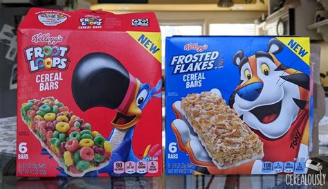 Quick Review (x2): Kellogg's Froot Loops & Frosted Flakes Cereal Bars