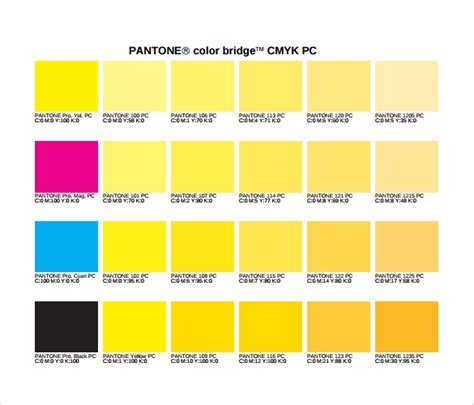 Cmyk Color Chart Pdf Free Download - Free 8+ Sample Cmyk Color Chart Templates In Pdf | Coloring Yuk