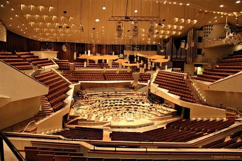 Berlin Philharmonic concert hall. Hans Scharoun | Concert hall, Great buildings and structures ...