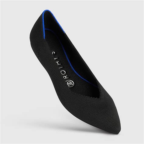 Rothy's Black Solid Flats - Meghan Maven