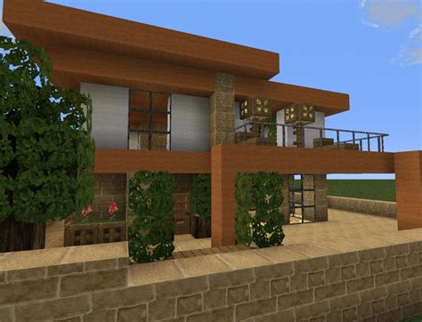 Small Modern House Minecraft Map