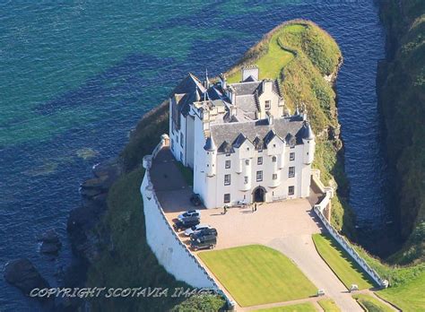 Dunbeath castle aerial view. | Beautiful castles, Scotland castles, Scottish castles