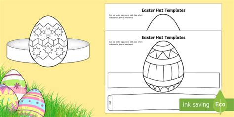 Easter Hat Template | Craft Activity | Easy | Printable