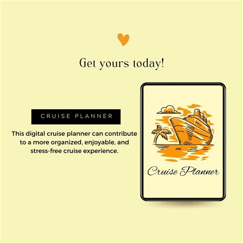 Cruise Printable Planner: Itinerary, Packing, Budget, Documents, Meal ...