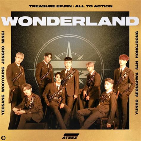 ATEEZ - Wonderland Album cover by souheima on DeviantArt | Portadas de ...