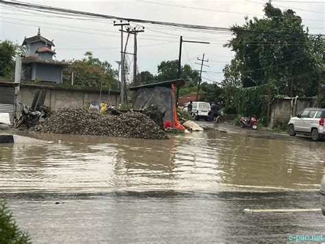 Incessant rain floods Manipur : Most areas in Imphal valley districts ...