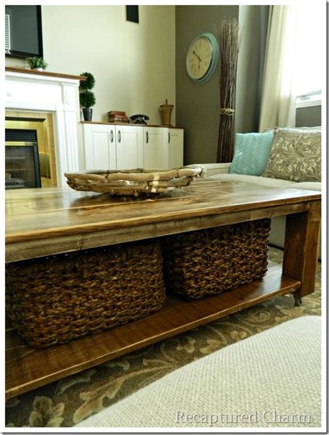 Recaptured Charm: Do It Yourself – Rustic Coffee Table