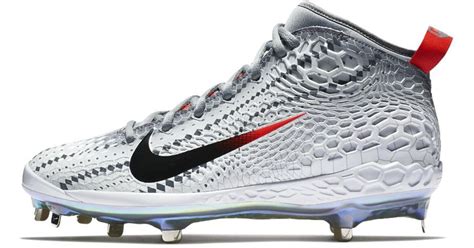 Nike Force Zoom Trout 5 Asg Men's Baseball Cleats in Metallic Silver ...