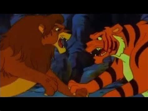 Simba vs Shere Khan with Lion King music - YouTube