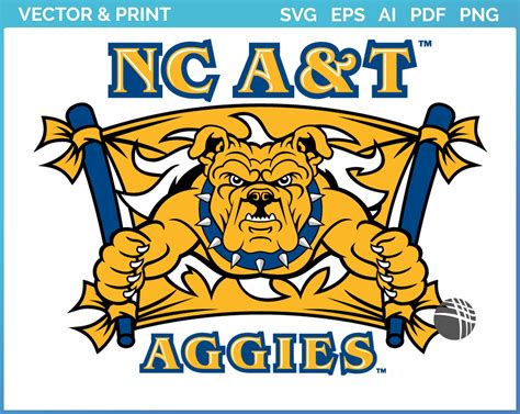 North Carolina A&T Aggies - Secondary Logo (2006) - College Sports ...