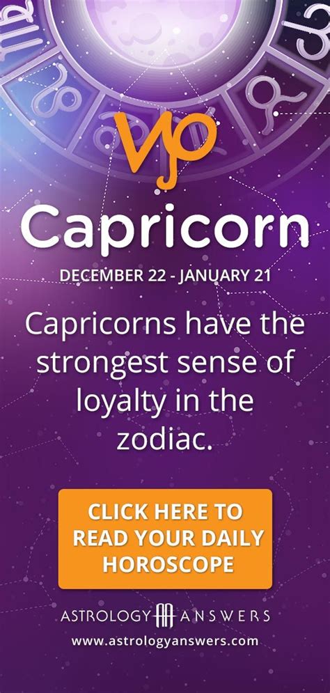 Capricorn Daily Horoscope | AstrologyAnswers.com | Capricorn daily ...