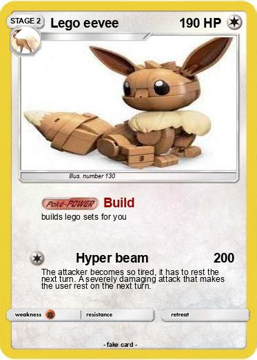 Pokémon Lego eevee - Build - My Pokemon Card