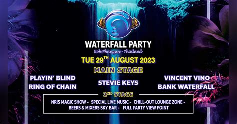 29th August: Waterfall Party Opening Full Moon Party | Eventpop | Eventpop