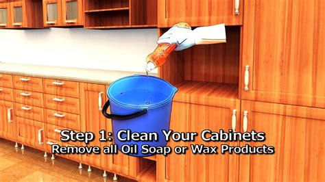 Cleaning Wood Cabinets - YouTube