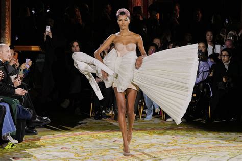 Viktor & Rolf couture show features upside-down and sideways gowns | CNN