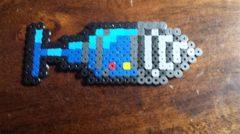 Perler Bead Terraria Cobalt Drill by InsurgentSerpent on DeviantArt