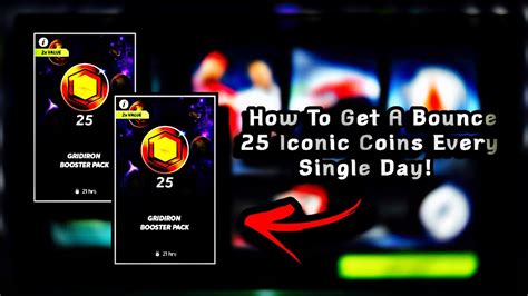 How To Get An Additional 25 Iconic Coins Every Single Day! - Madden Mobile 22 - YouTube