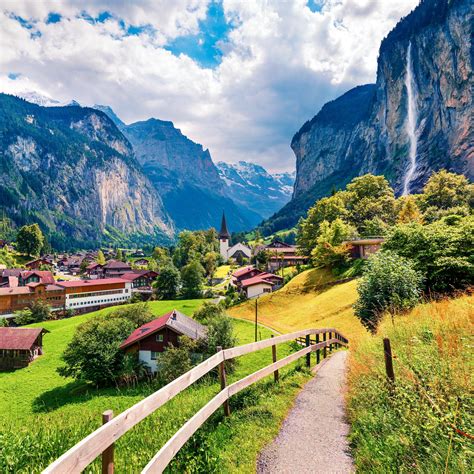 Lauterbrunnen, Switzerland, is said to be the mountainous land that ...