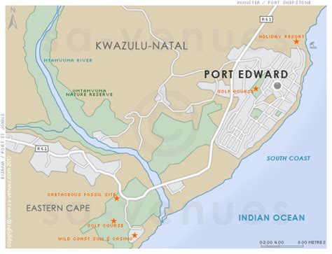 Port Edward Map