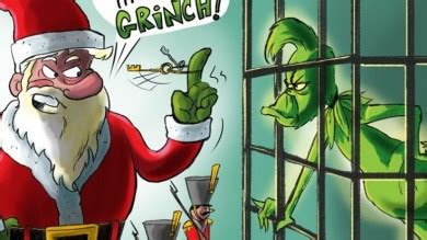 Santa Locks Up Grinch for 2011 Christmas Cartoon