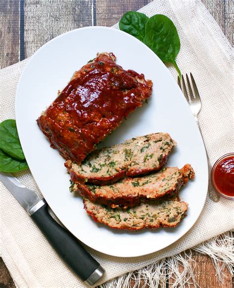 Turkey Meatloaf with Spinach and Kale - Erica Julson