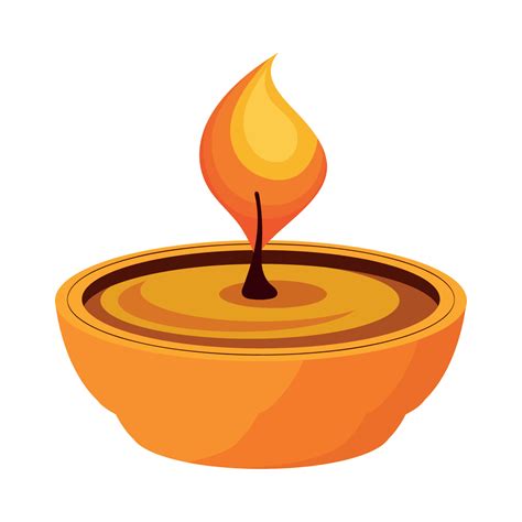 diwali celebrating candle 12574447 Vector Art at Vecteezy