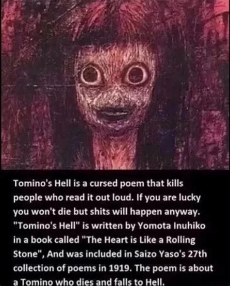 Tomlno's Hell Is a cursed poem that kills people who read it out loud ...