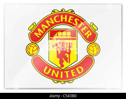 Manchester United flag logo symbol icon Stock Photo - Alamy