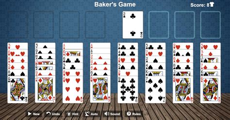 Baker's Game Solitaire - Play Online