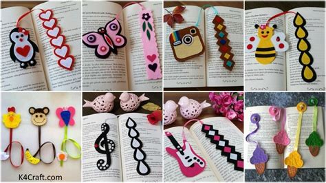 DIY Felt Bookmark Ideas for Kids - Kids Art & Craft