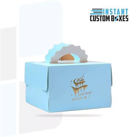 Custom Cake Boxes with Handle | Instant Custom Boxes