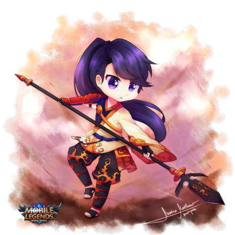 Chibi Zilong (Eastern Warrior) by Metyuu on DeviantArt