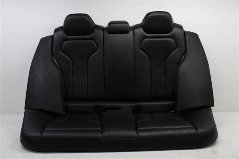 2015 2016 2017 BMW M3 F80 Black Merino Leather Front & Rear Complete Seat Set