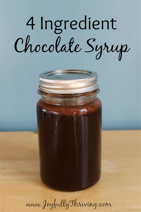 Homemade Easy Chocolate Syrup