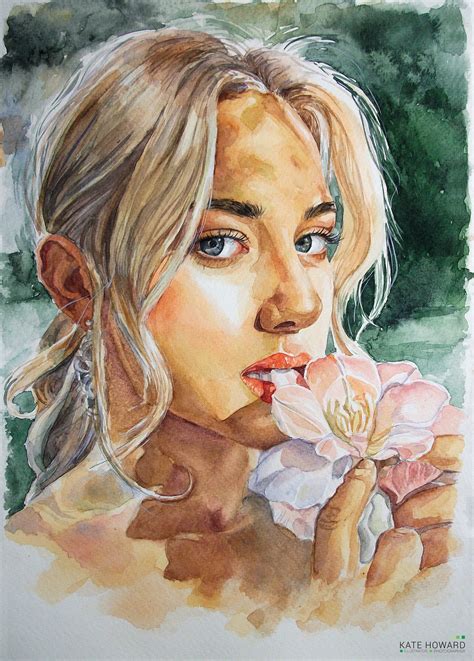 Custom Portrait Watercolor Portrait Painting Custom Woman - Etsy | Watercolor portrait painting ...