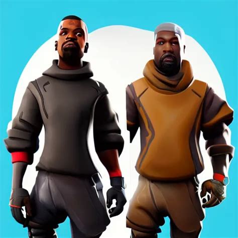 kanye in fortnite concept | Stable Diffusion