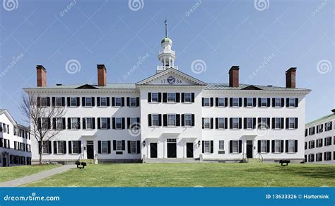 Dartmouth College, Hanover, New Hampshire Royalty Free Stock Image ...