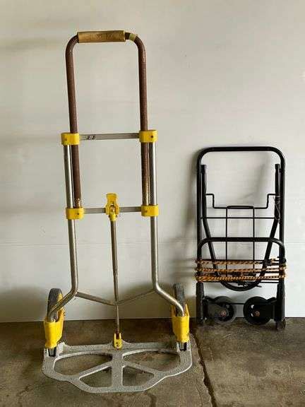 (2) Folding Hand Carts - Delaware Auction Center