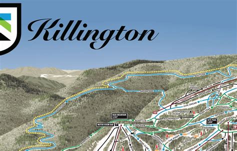 2020 KILLINGTON Ski Trail Map | Etsy