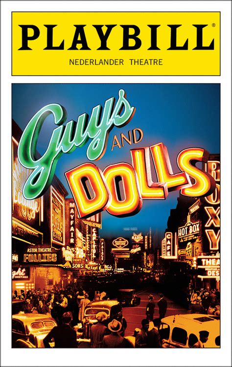 Guys and Dolls (Broadway, Al Hirschfeld Theatre, 1992) | Playbill