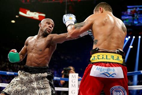 Floyd Mayweather gets bit: When undefeated boxer accused Marcos Maidana ...