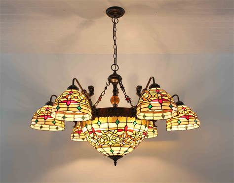 Tiffany Chandelier Stained Glass Lamp Ceiling Pendant Light Fixture Luxury Lamp 190715013546 | eBay