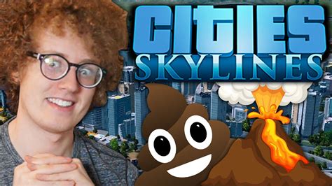 THE POO VOLCANO!! - Cities: Skylines - YouTube