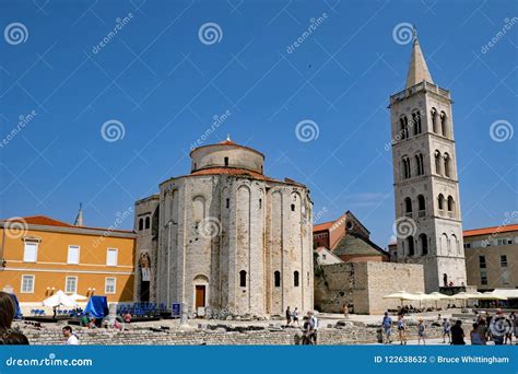 Zadar Roman Catholic Cathedral, Zadar, Croatia Editorial Photography - Image of bell, cathedral ...