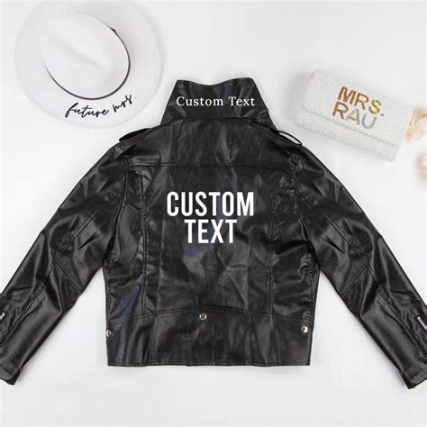 Custom Leather Jacket Custom Jacket Custom Jacket Gifts - Etsy