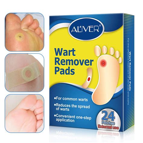 Buy Wart Remover, Wart Removal Plasters Pad, Foot Corn Removal Plaster with Hole, Penetrates and ...