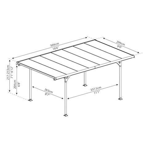 Carport Aus Aluminium, Aluminum Carport, Polycarbonate Roof Panels, Verona, Diy Carport, Double ...